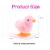 [READY STOCK] Cute Jumping Chicken Plush RANDOM Colour Clockwork Toy Baby Kids Children Educational